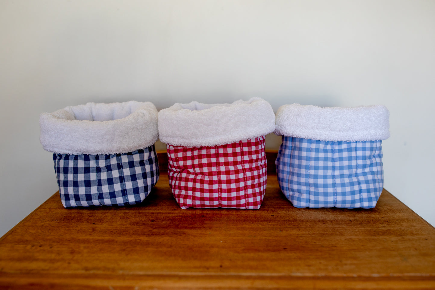 Red Gingham Bucket
