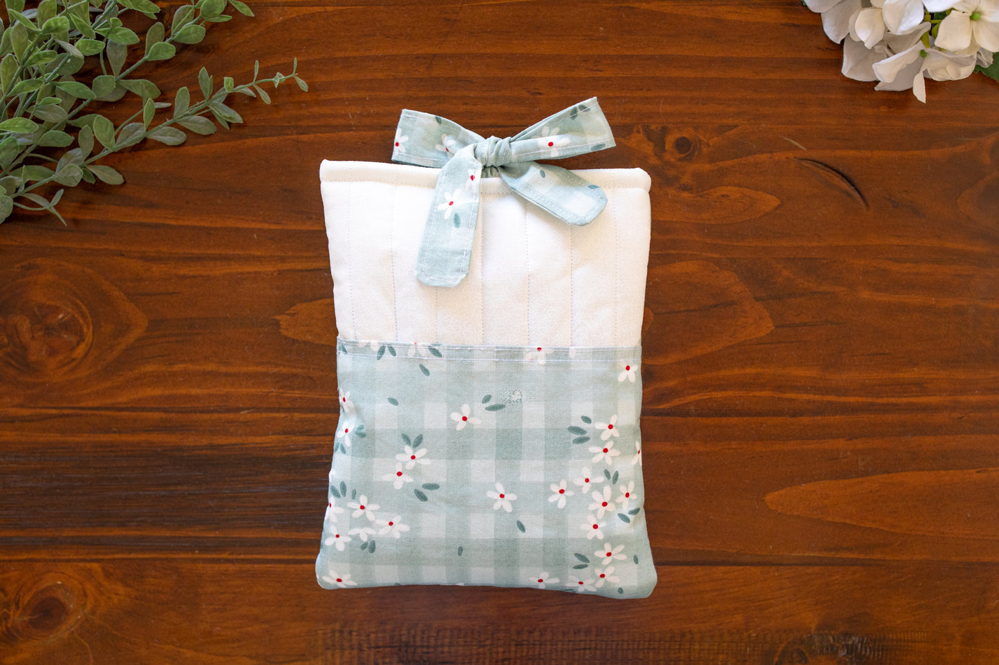 Sage Blossom Book Sleeve
