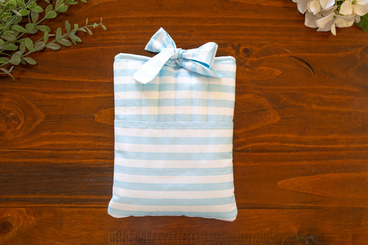 Blue Stripe Book Sleeve