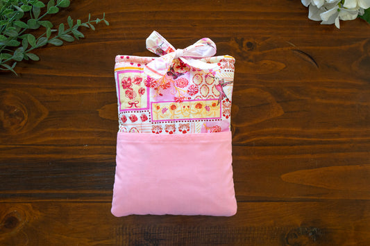 Pink Bloom Book Sleeve